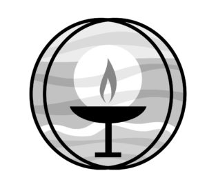 Image of chalice in grayscale