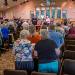 The congregation joins in the Song of Reflection.