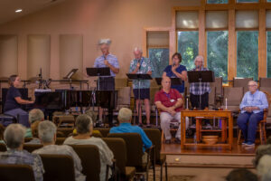 The Vocal Team sings "Tears in Heaven."