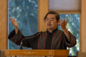 Erol Delos Santos gives the Prayer/Meditation.